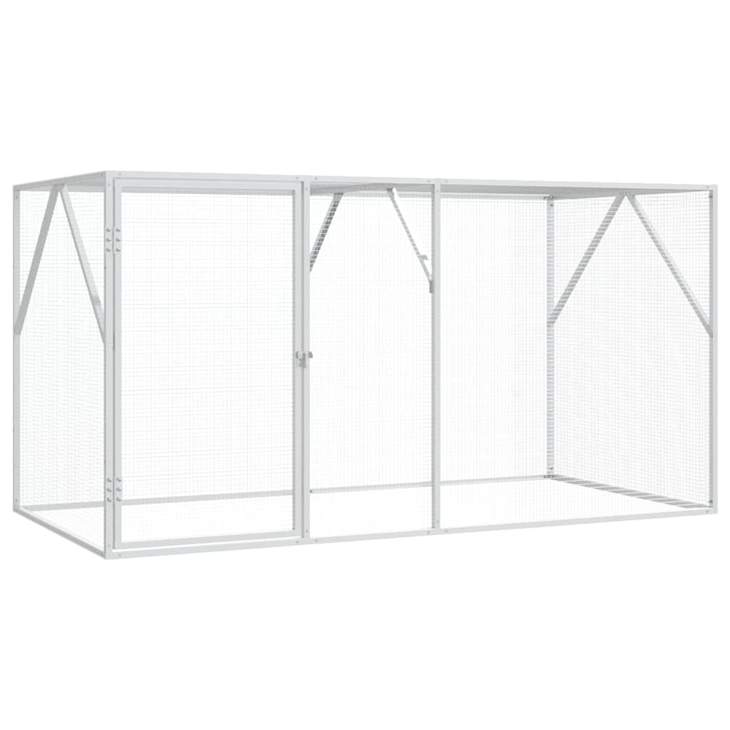 vidaXL Jaula para Aves Antracita 210 x 304 x 213 cm Acero galvanizado
