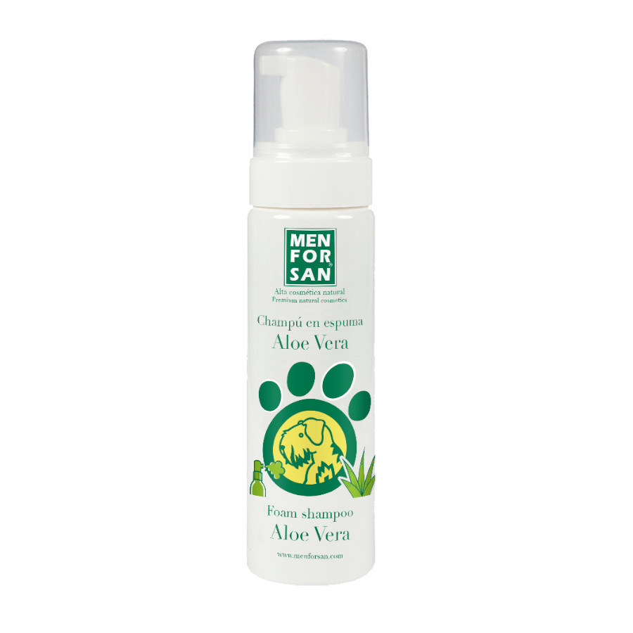 Menforsan Champú Seco Aloe Vera para perros