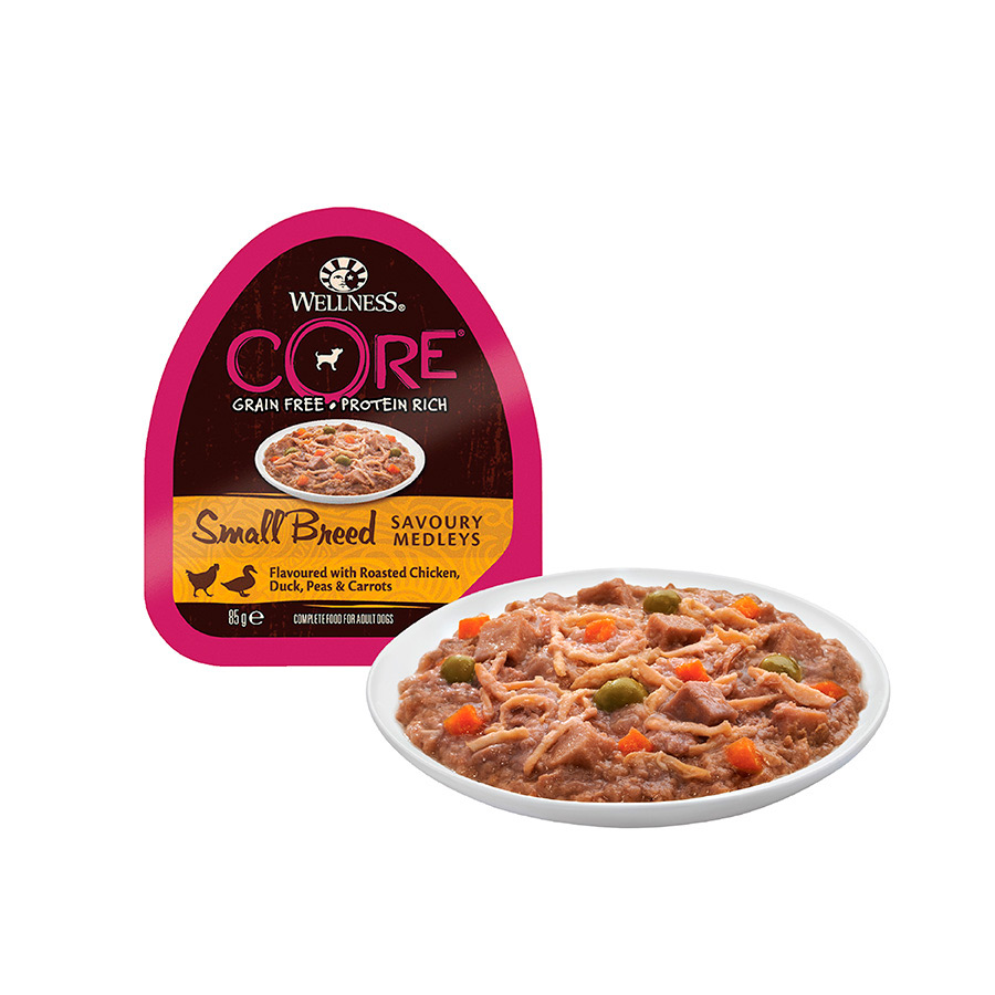 Wellness Core Small Pollo y Pato tarrina para perros, , large image number null