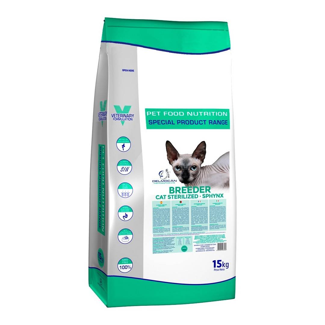 Pienso natural para gatos BREEDER CATS STERILIZED