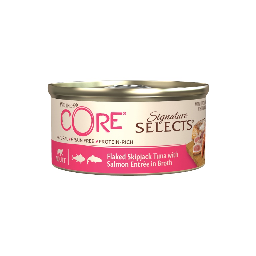79 g Wellness Core Flaked Salmón lata para gatos