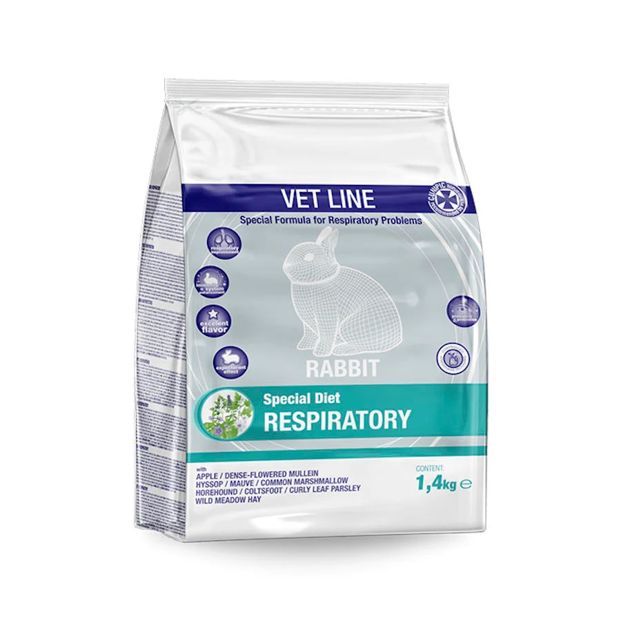 Cunipic Vet Line Respiratory Heno de Pradera para conejos