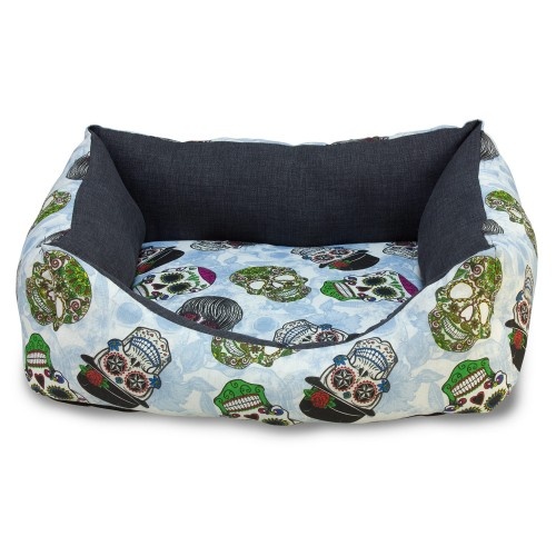 Arquivet cama cuadrada calaveras color Multicolor
