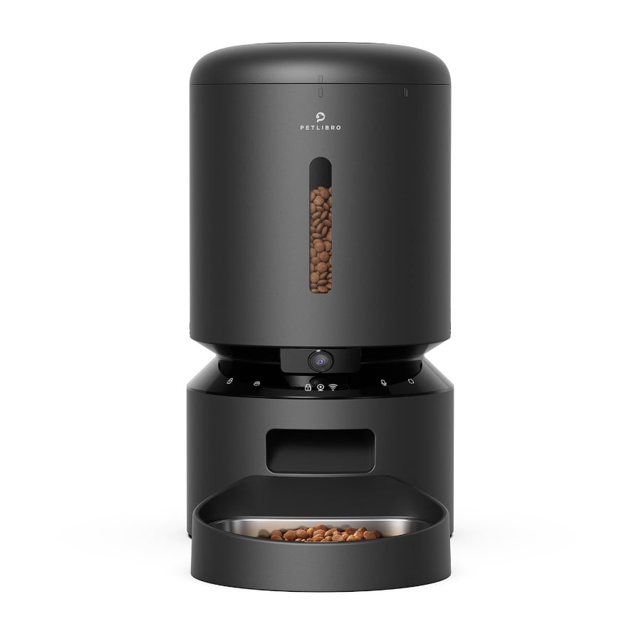 Petlibro Granary Comedero automático con Cámara Negro para perros y gatos