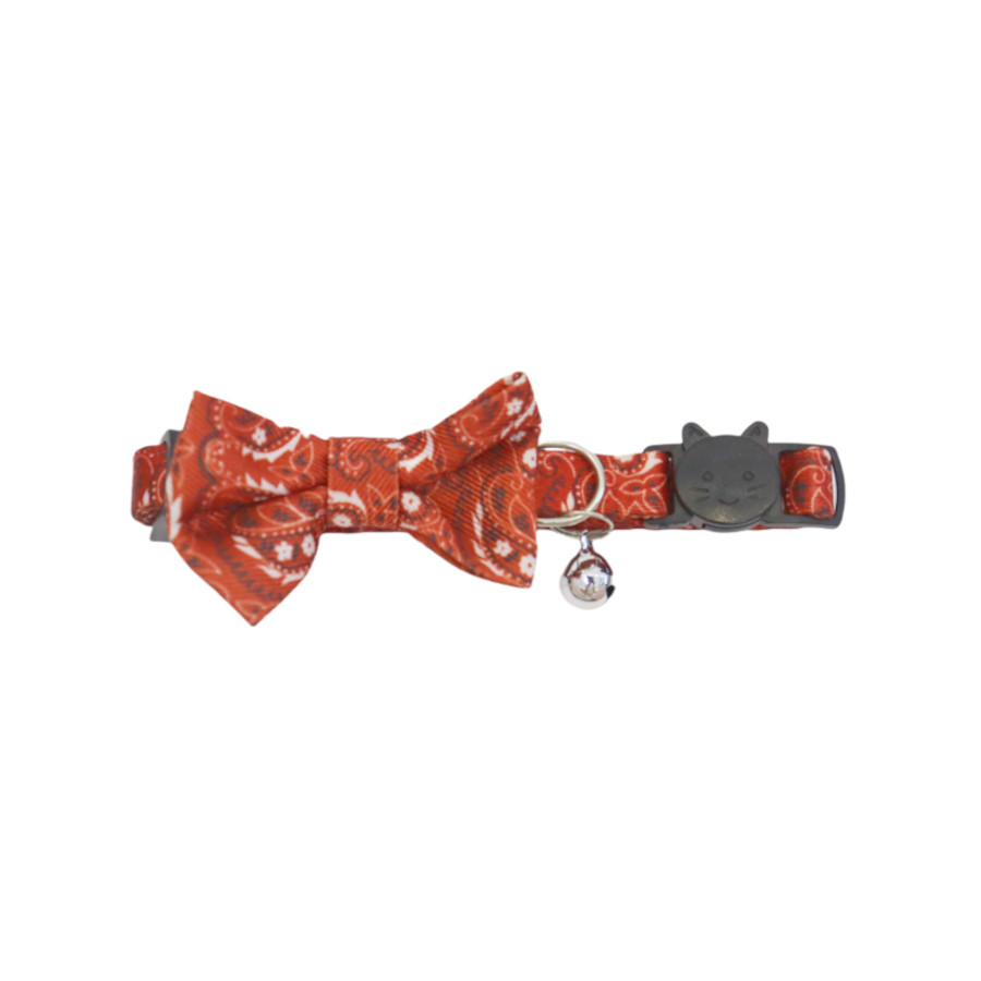 Gotoo Collar rojo con cascabel extraíble para gatos