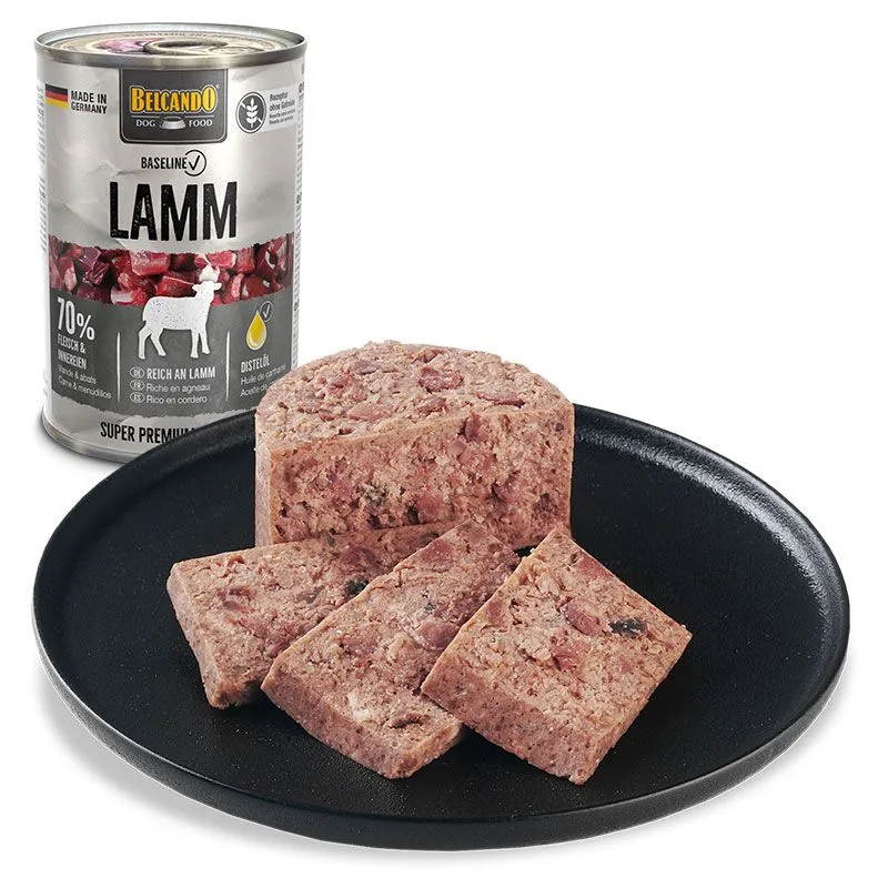 BELCANDO Baseline – Comida húmeda premium para perros de alta calidad (paquete de 6 latas)