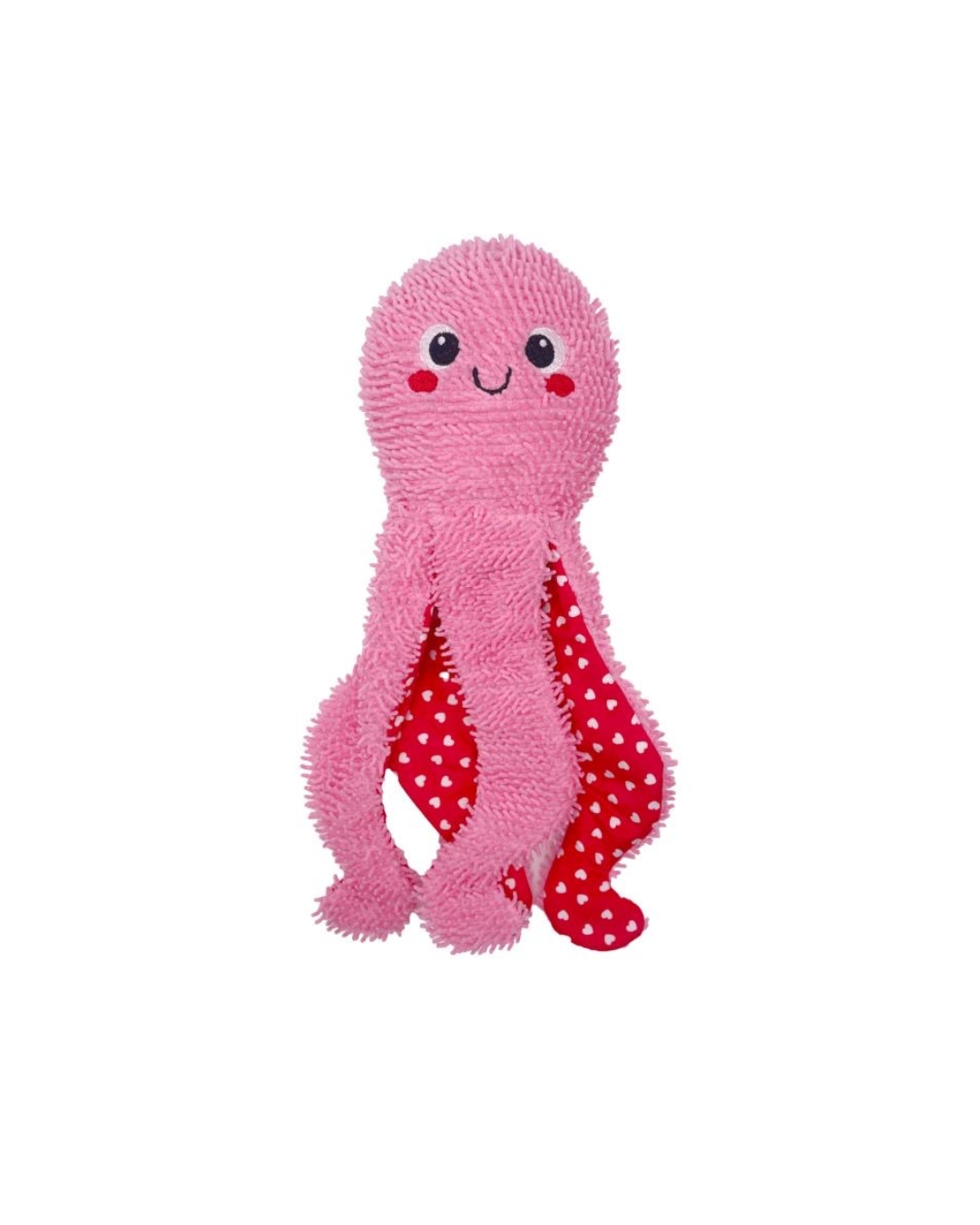 Juguete para Perro Pulpo de Peluche con Sonido – Rosa