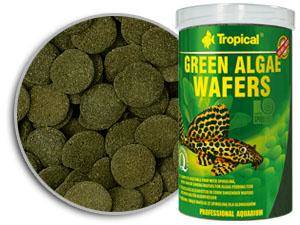 Tropical Green Algae Wafers espirulina en tabletas