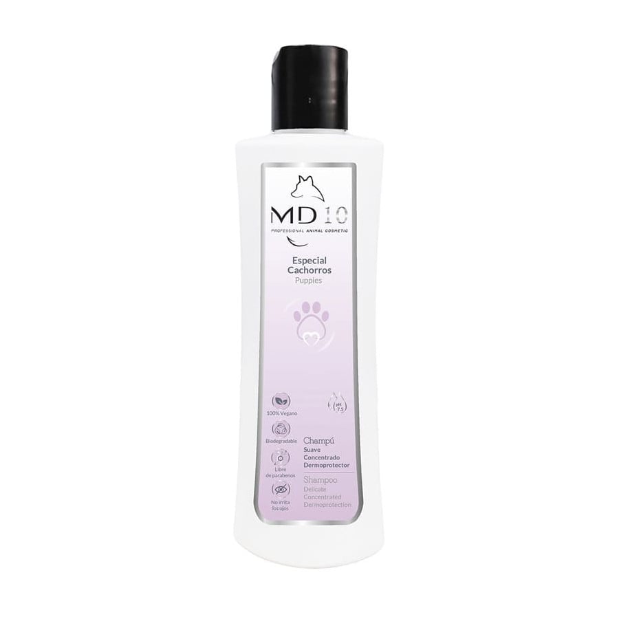 Champú para Cachorros – Fabricado en España – 300ml – MD10 COLLECTION