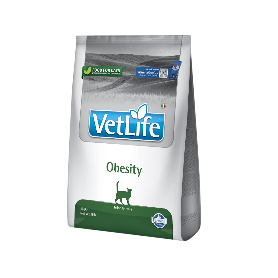 5 kg Farmina Vetlife Obesidad Pienso para gatos