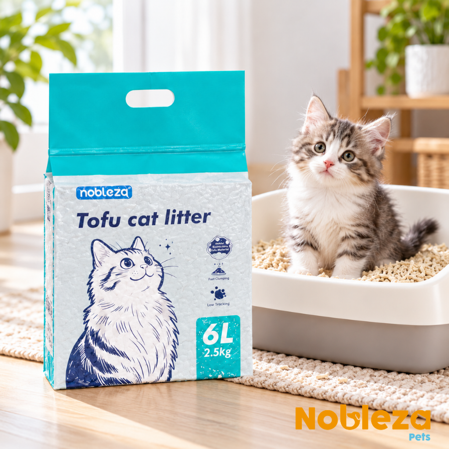 Nobleza Arena Aglomerante de Tofu Natural para gatos