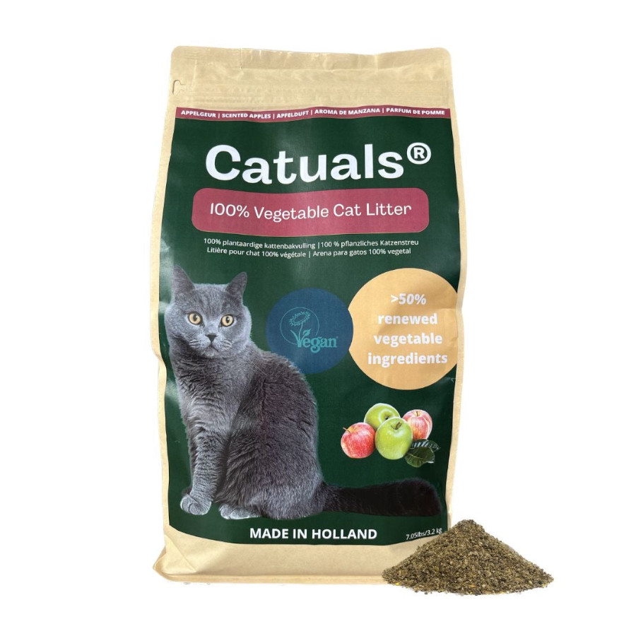 Catuals® Arena Para Gatos 100% Vegetal