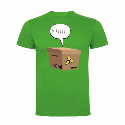 Camiseta hombre "Schrödinger" color Verde, , large image number null