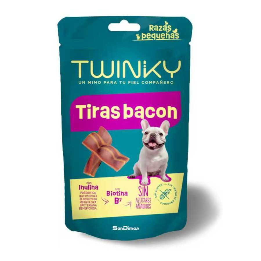 Imagen de Twinky Snack para Perros Tiras de Tocino 100 gr