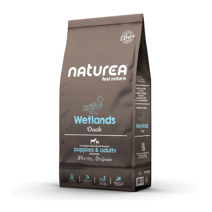 1.6 kg Naturea Ethos Humedales Pato pienso para perros