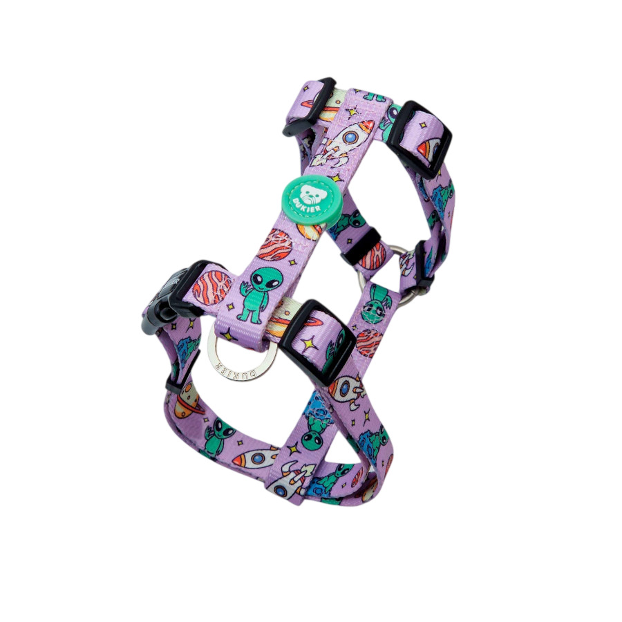 Dukier Arnés Clásico Estampado Alien para perros