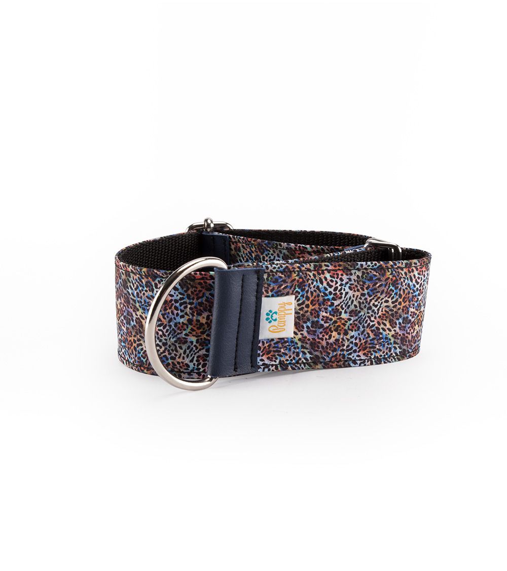 Collar Galgo Speedy Regulable Leopardo Multi