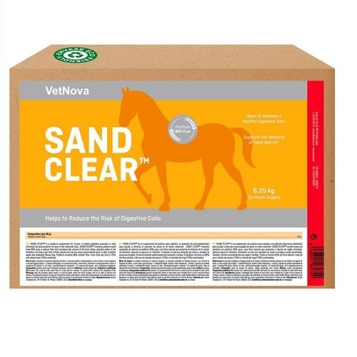 Vetnova suplemento Sand clear para caballos