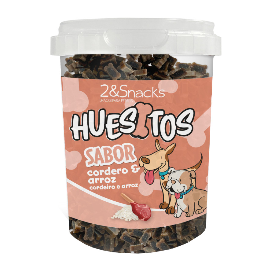 2 uds. x 300 g 2&Snacks Huesos Duo Cordero y Pollo para perros ¡Pack ahorro!