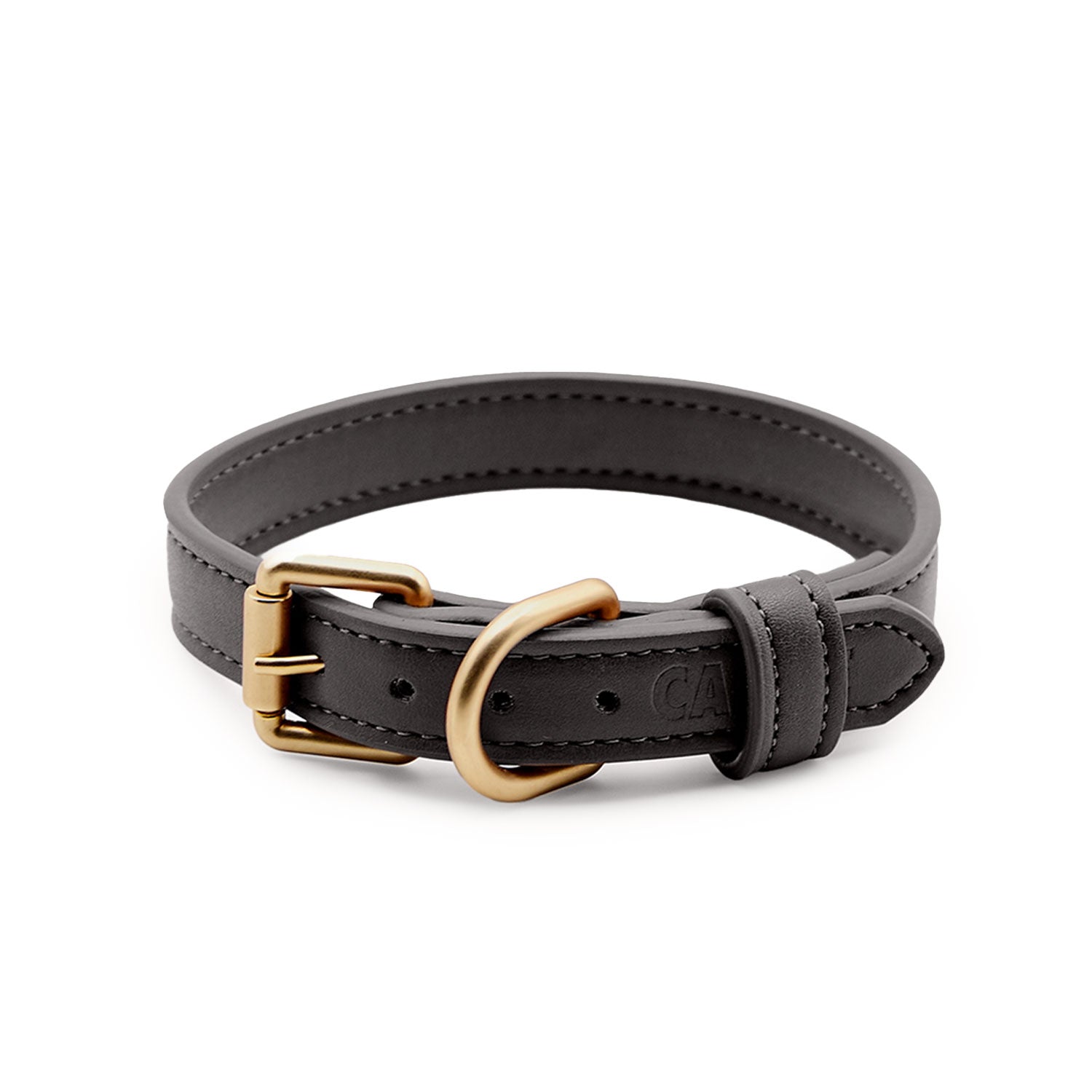 CAFIDE Collar Cuero Vegano Jala Negro