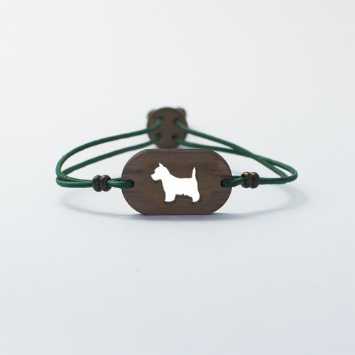 Pulsera de madera Westy personalizable color Verde, , large image number null