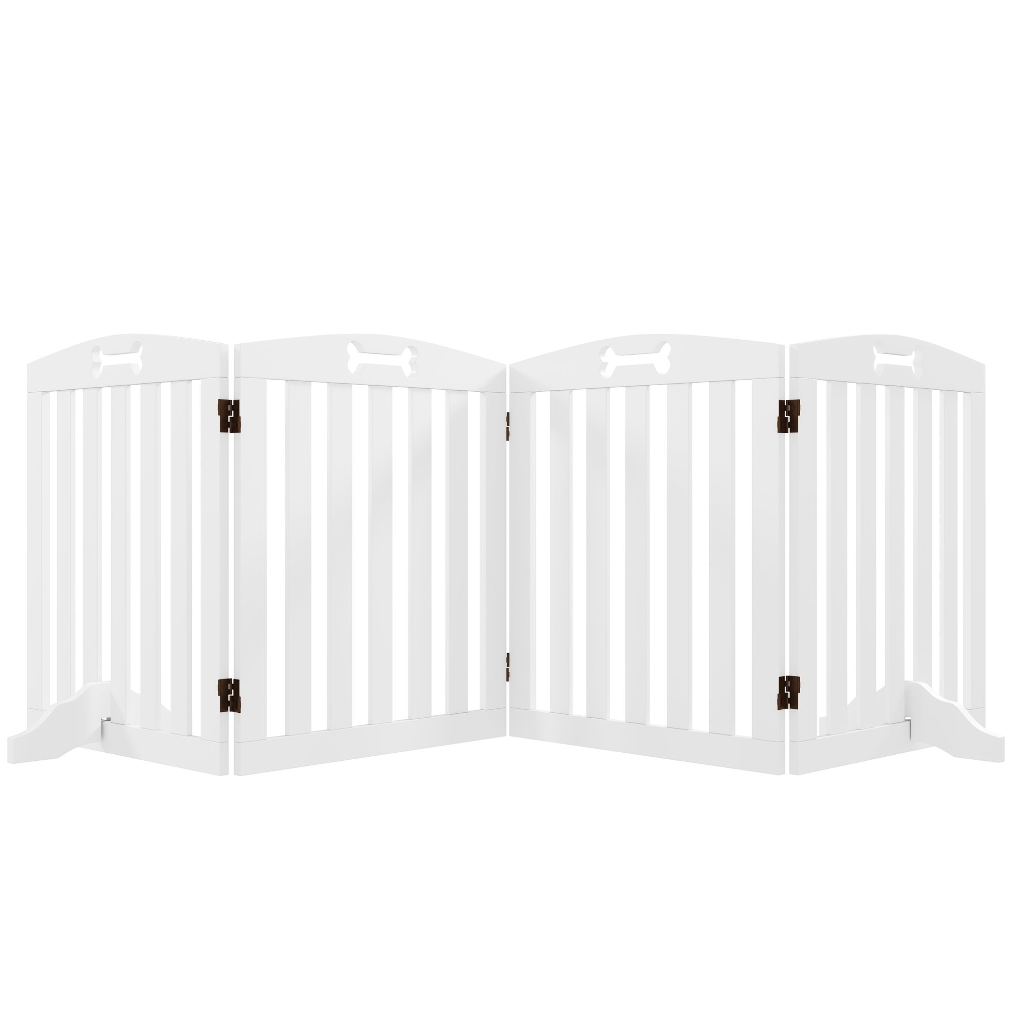PawHut Barrera de Seguridad Blanco