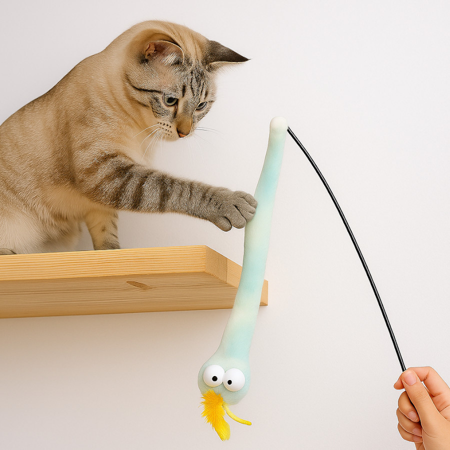 Tootoy! Caña Interactiva Eyes Wand para gatos