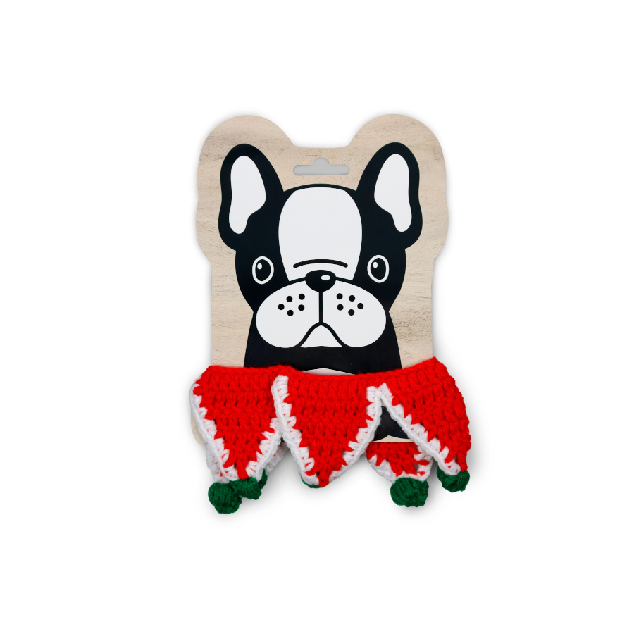 Wonder Christmas Collar Tejido para perros