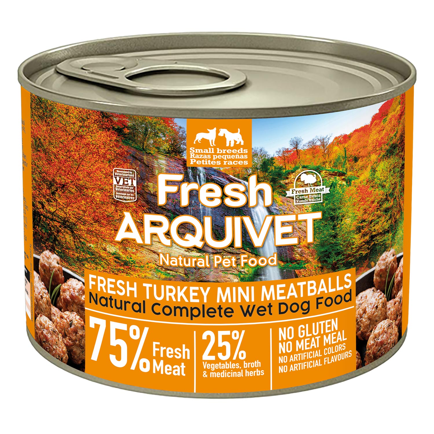 PACK 6 unidades Arquivet  Fresh MINI Turkey Meatballs 200gr