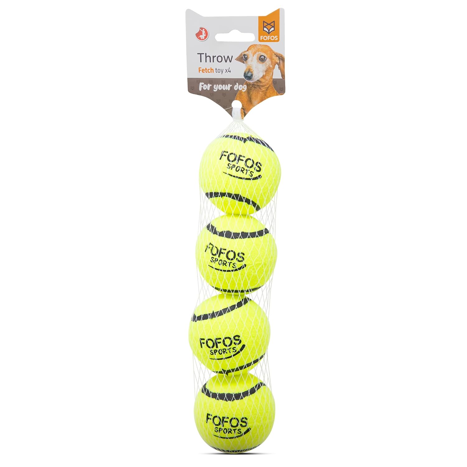 FOFOS | Pelota Deportiva (4 unidades)  – Para Perro