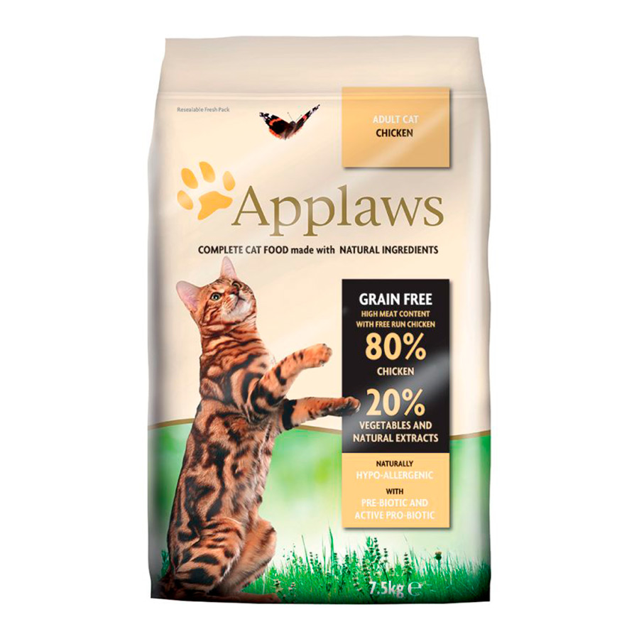 Applaws Adult Grain Free Pollo pienso para gatos, , large image number null