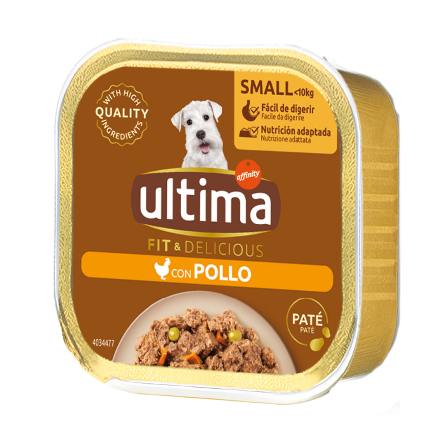 150 g Affinity Ultima Adult Mini Pollo tarrina para perros