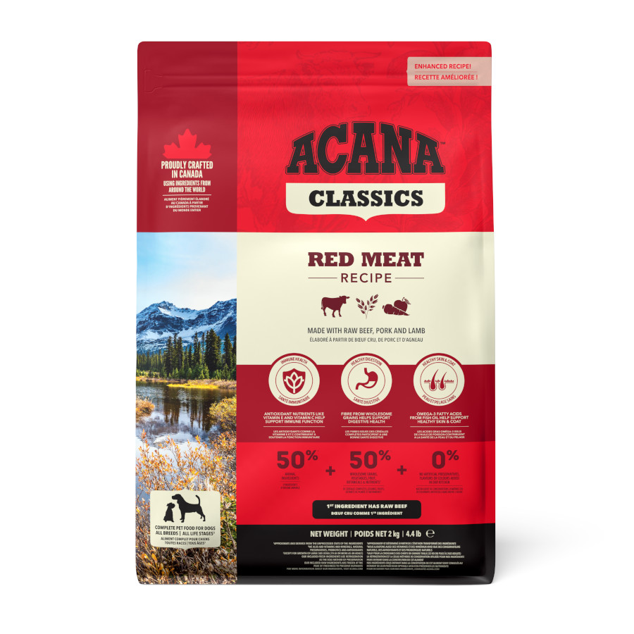 2 kg Acana Classics Red Meat Cordero pienso para perros