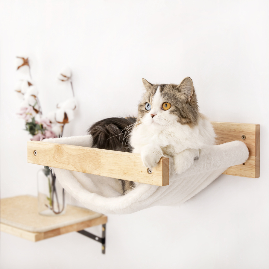 FUKUMARU Hamaca de Pared Resistente para gatos