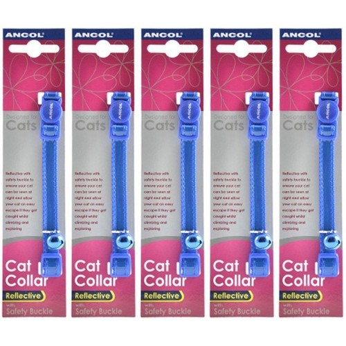 Collar reflectante para gatos color Azul, , large image number null