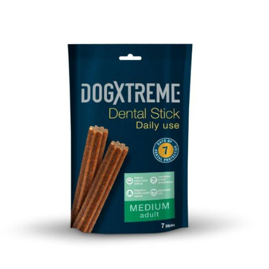 7 barritas Dogxtreme Dental Stick Razas Medianas Snack para perros