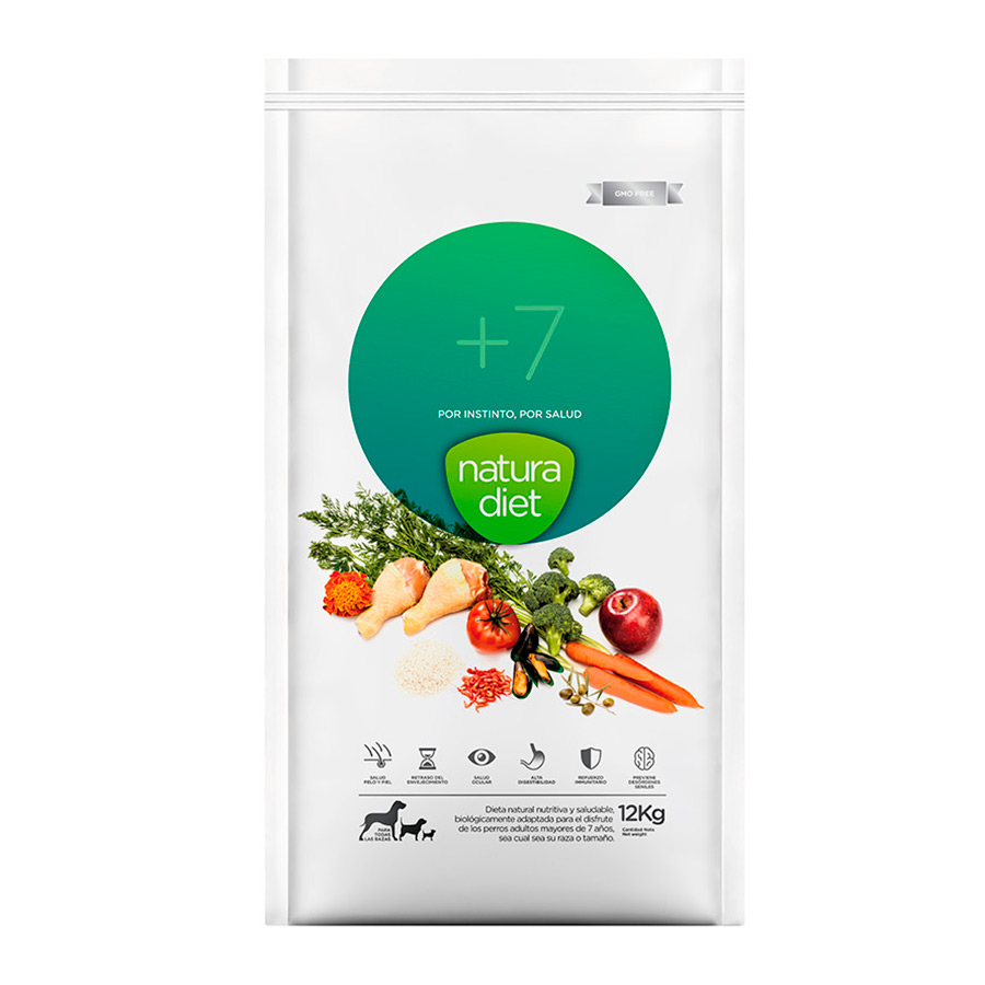 Imagen de Natura Diet Pienso +7 para Perros 12kg