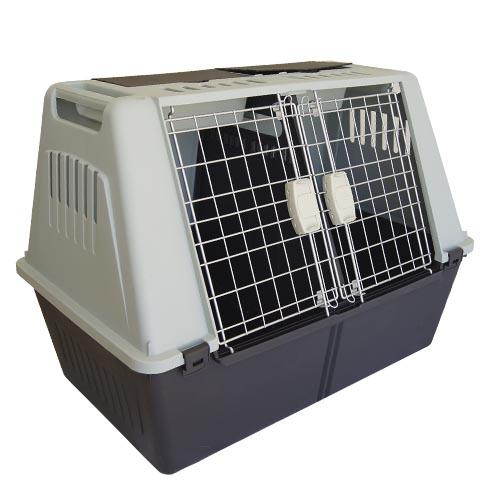 Transportín para coche mascotas perros y gatos, IBÁÑEZ CAR Grande 100x60x66