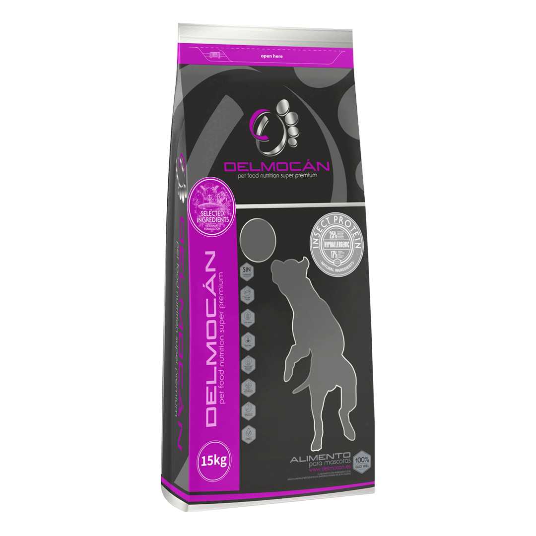 Pienso natural para perros GRAIN FREE INSECT PROTEIN (Proteina de Insectos sin Cereales).