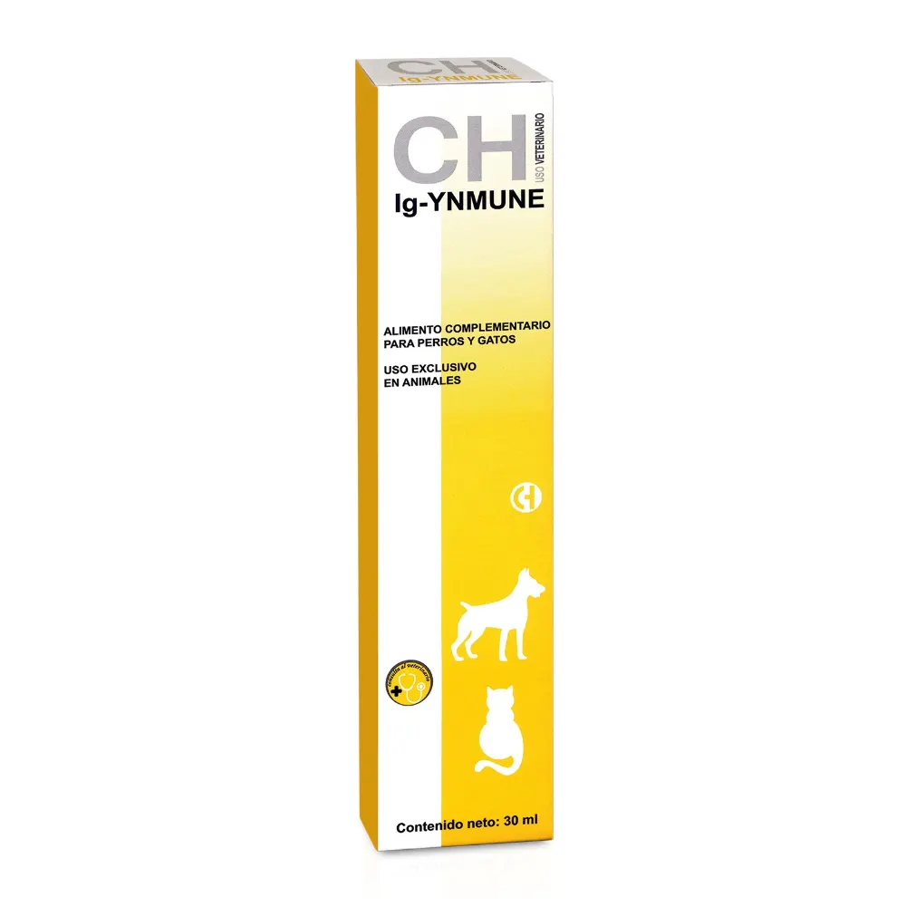 IG-YNMUNE pasta 30 ml suplemento nutricional para fortalecer el sistema inmunológico de perros y gatos Chemical Ibérica