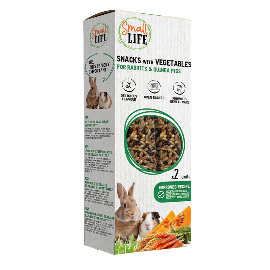 Small Life Snack con Vegetales para conejos y cobayas