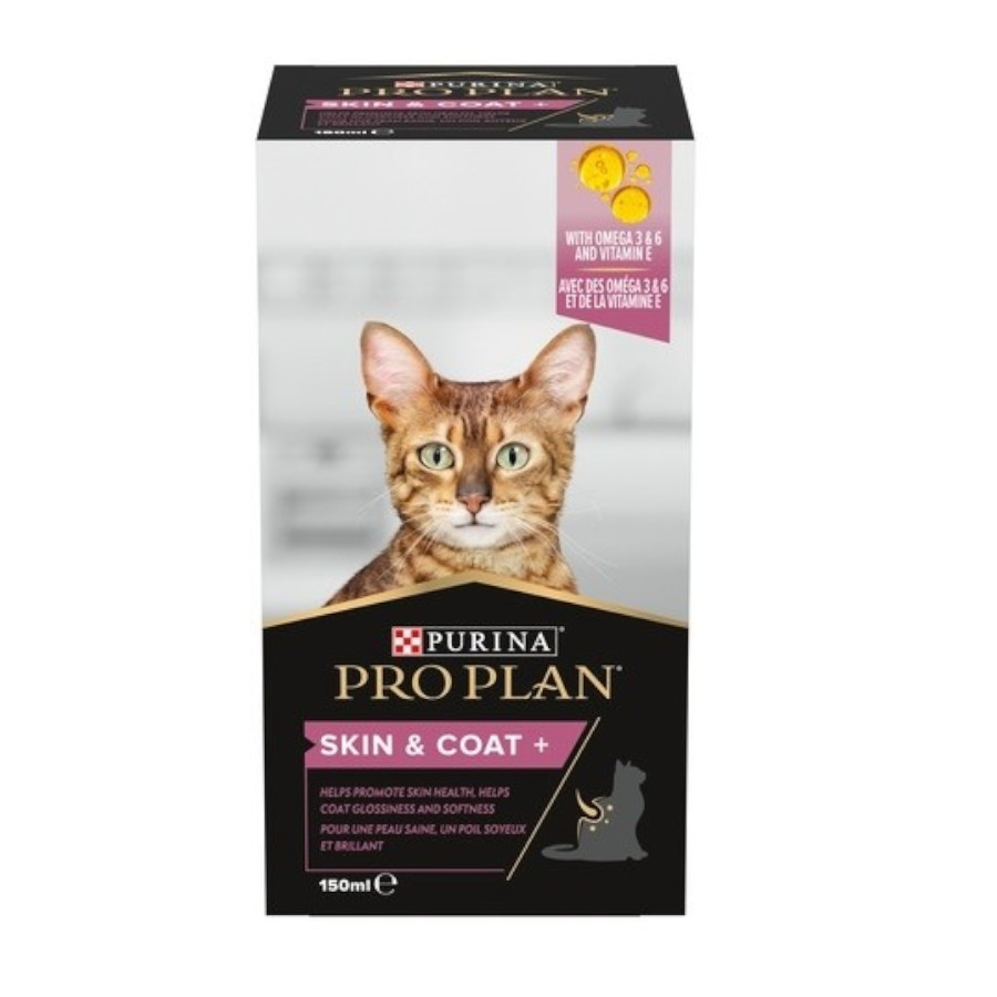 150 ml Pro Plan Skin & Coat + Aceite de Salmón Noruego para gatos