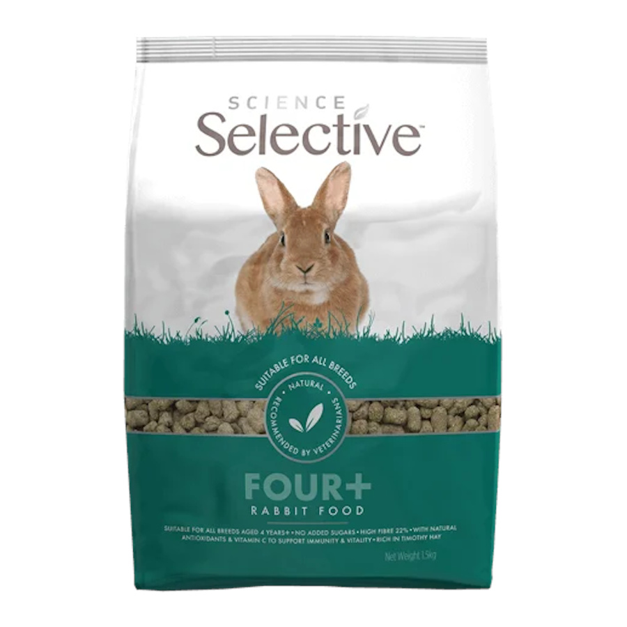 2 KG Supreme Science Selective Four + pienso para conejos