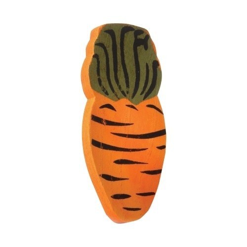 Masticable de madera con forma de zanahoria para roedores, , large image number null