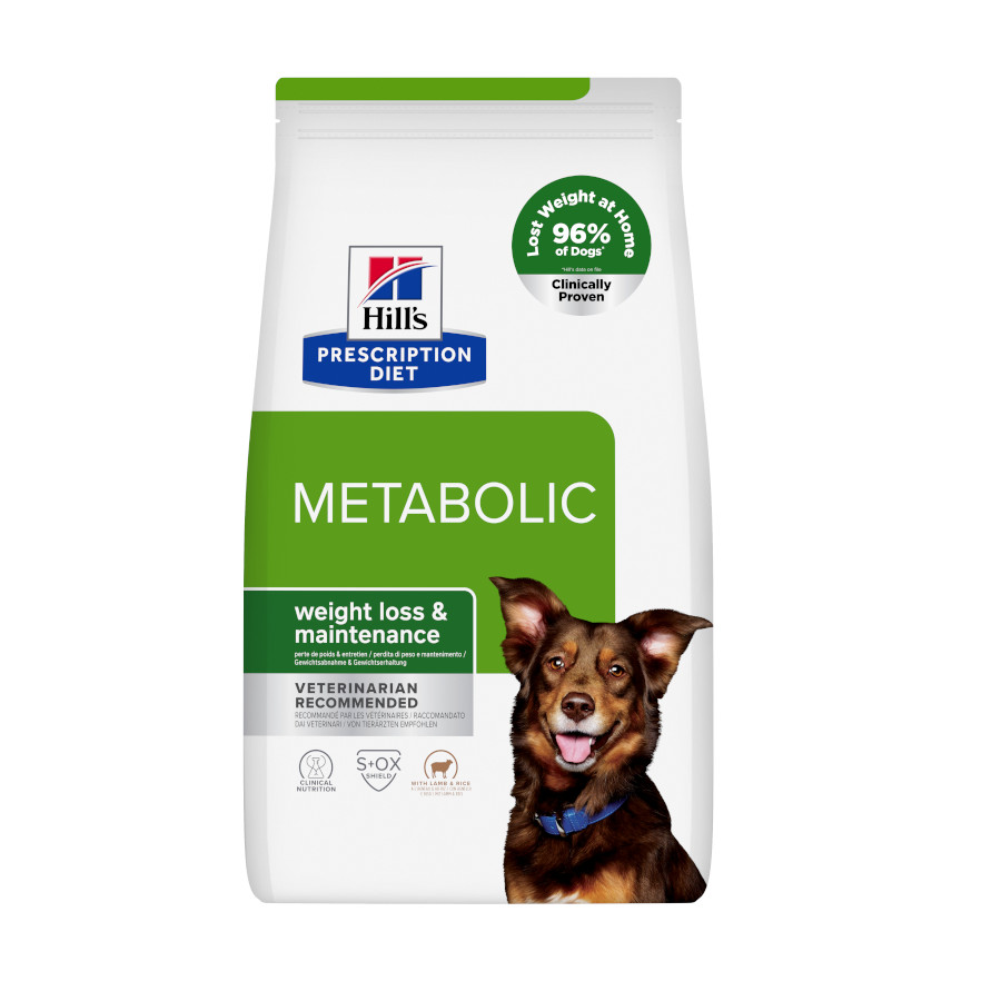 1.5 kg Hill’s Prescription Diet Metabolic cordero y arroz pienso para perros
