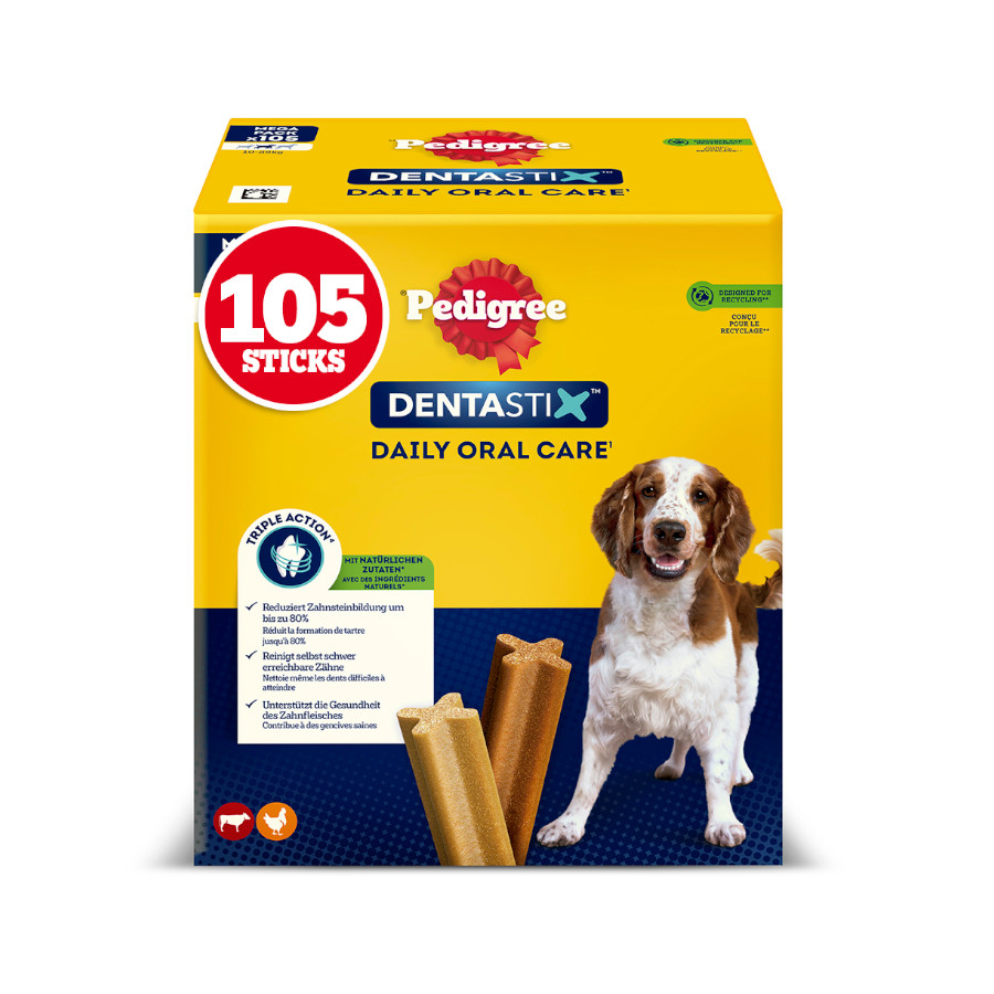 Imagen de Pedigree Dentastix Snacks Dentales para perros medianos