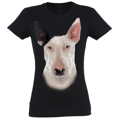 Camiseta Mujer Bull Terrier color Negro, , large image number null