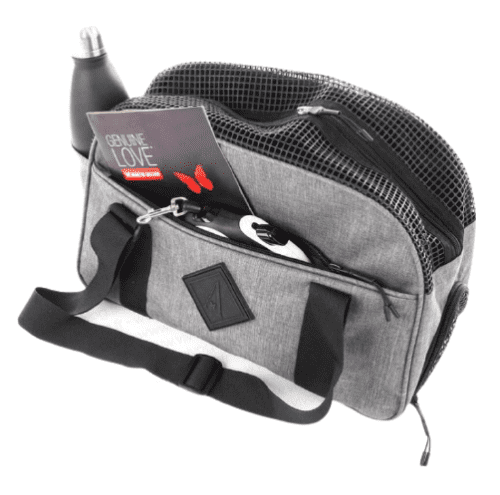 Bolsa de transporte Martin Sellier Croisette 37x25x17cm Gris