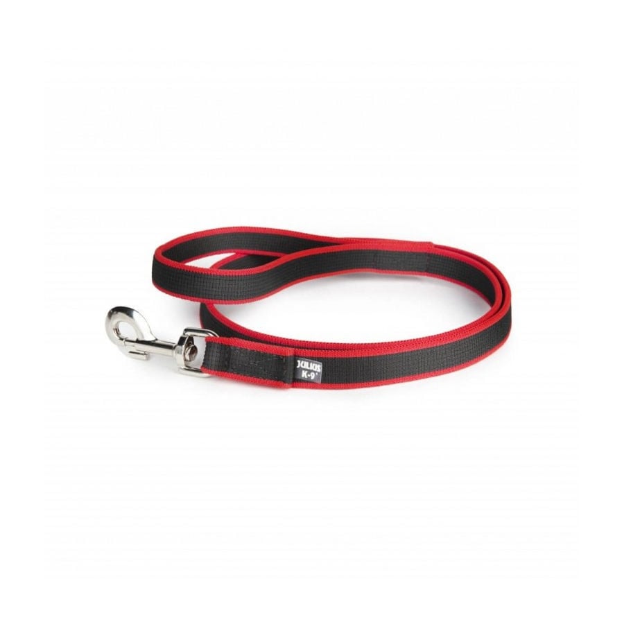 Julius K-9 Correa Elástica Roja para perros