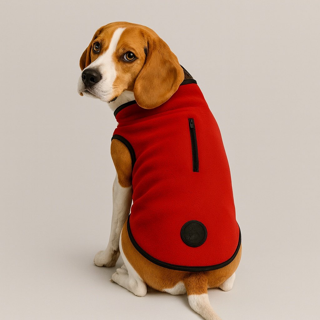 Nayeco Abrigo Fleece Jacket Rojo para perros